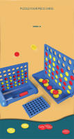 Juego Classico De Conectar 4 En Línea Para Niños Juguetes Educativos De Matemáticas Juego De Mesa Para Familia Y Fiestas - details 0