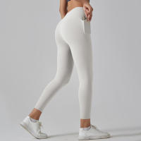 Leggings Para Mujer Con Bolsillos Pantalones De Yoga Para Gimnasio Deporte Fitness De Cintura Alta Control De Abdomen Para Correr Entrenamiento - details 57