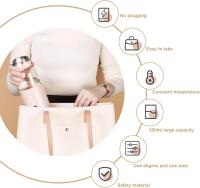 Calentador de agua con leche para bebé, capacidad de 300ml, Control preciso de temperatura, batería integrada, inalámbrico, instantáneo - details 4
