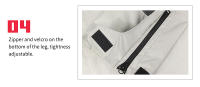 Pantalones De Motocicleta Para Hombre Verano Transpirables Protección Profesional Con Sobrevisor Impermeable Y Protetores De Rodilla Removibles - details 8