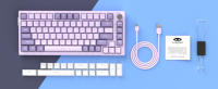 Teclado Mecánico De Juego RGB MageGee SKY81 75% Con Gotelección Intercambiable Y Cableado Personalizable Tecla Cremosa De Amortiguación Con Perno - details 9