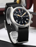 Reloj De Cuarzo Militado ML1868KF VK67 Movimiento De Cronógrafo Vidrio De Zafiro Luminoso 100m Impermeable 39mm Retro - details 16