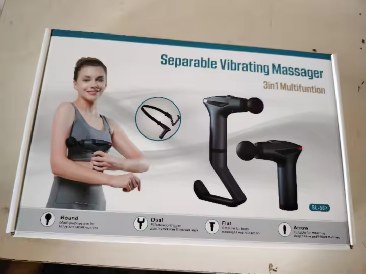 Masajeador Eléctrico De Relajación Muscular Multifuncional Con Mango Largo Para Terapia Profunda De Tissue Masajeador De Cuerpo - 1