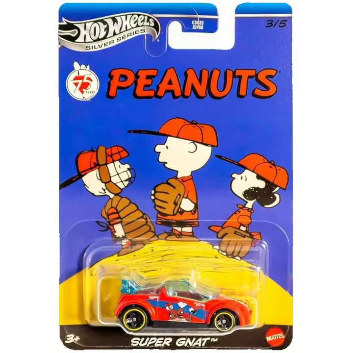 Hot Wheels Semi Premium Peanuts 75 Years Series Super Gnat 3/5 - 1
