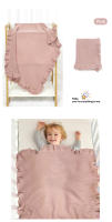 Manta Bebé Reversible 90*70cm Tejida Para Niños Y Niñas Recién Nacidos Funda Para Sillín De Coche Suave Y Cálida Para Dormir - details 10