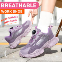 Zapatos De Seguridad Para Hombres Y Mujeres Talla Grande Con Hebilla Rotatoria Suela Ligera Y Protección Metálica Para El Pie - details 13