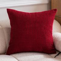 Fundas De Cojines Navideñas Rojas Fundas De Cojines Decorativas De Terciopelo Suave Fundas De Cojines Lumbar Para El Hogar Estilo Navideño - details 7