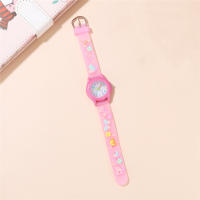 Reloj Para Niñas Con Patrón 3D De Mariposa Moda Casual Estudio Diario Regalo Estudiante Regular Resistente Al Agua - details 5
