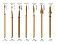 HYTOOS 5Pcs/Set Bits De Uñas De Titanio Con Corte De Diamante Herramienta Profesional Para Limpiar Cutículas Y Eliminar Piel Muerta - details 1