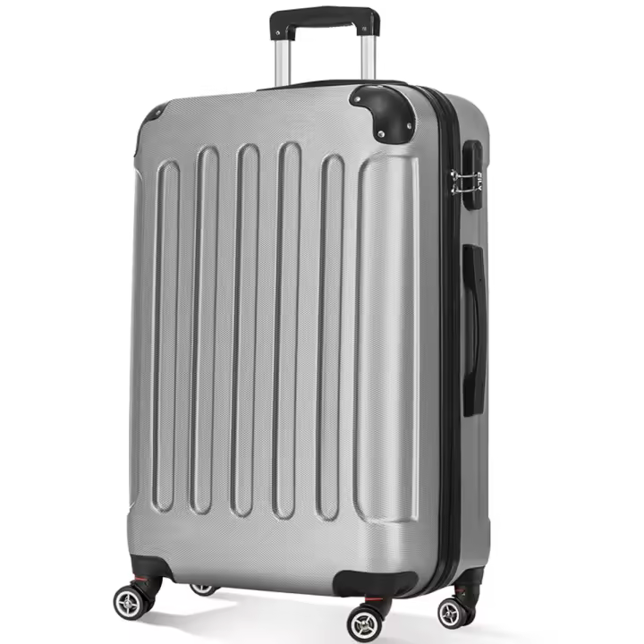 Maletas de cabina ABS 56x40x25cm, 40L - 20 Pulgadas . Compatible con el Estándar de Equipaje Lufthansa, WizzAir o Iberia. Medida 55x38x22. Maleta de Cabina Rígida con Cierre de Combinación y 4 Ruedas Dobles 360°，Maletas para avión en diferentes colores - 1