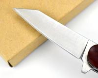 Cuchillo Plegable De Manija De Madera Portátil Para Exteriores Cuchillo Pequeño Hoja De Acero Inoxidable Fácil De Transportar - details 8