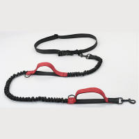 Correa Retráctil Reflectante Y Elástica Doble Para Perros Correa Portátil Para Running Correa De Cadena Para Mascotas Suministros Al Por Mayor - details 8