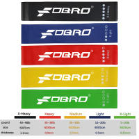 Set De 5 Bandas De Resistencia Para Yoga Y Pilates Equipamiento De Fitness De Entrenamiento Elasticas Adecuado Para Hombres Y Mujeres - details 1