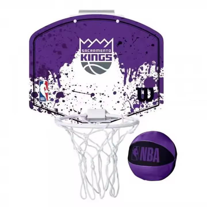 Wilson Set De Baloncesto Mini Hoop Nba Kings Con Balón Y Canasta - 1