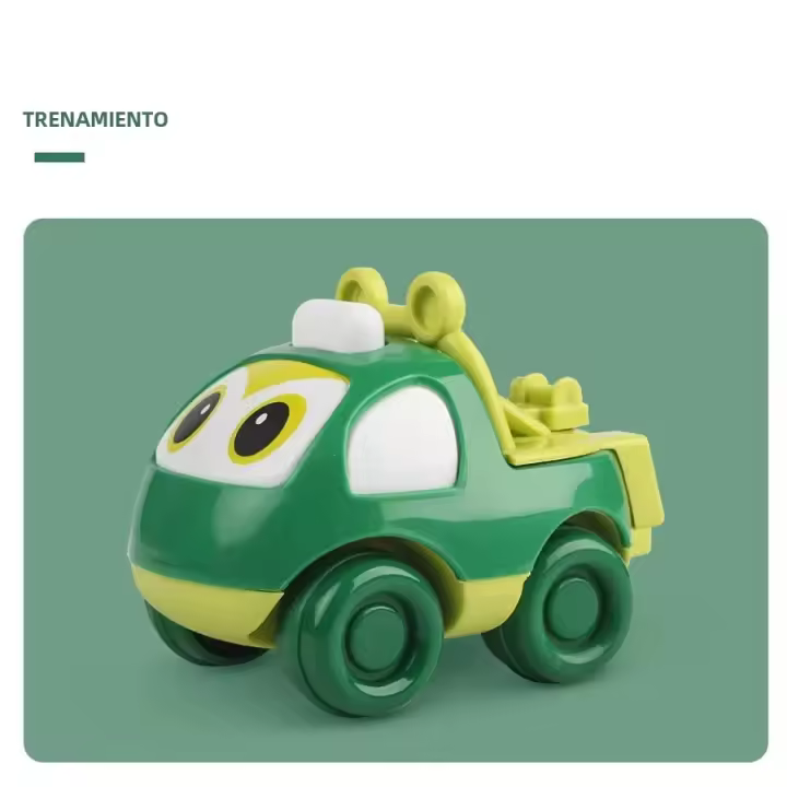 Coche De Juguete Para Niños Inertial Coche De Ingeniería Del Fuego Juguete Educativo Temprano Para Edades 1-3 Años Regalo Pequeño - 1
