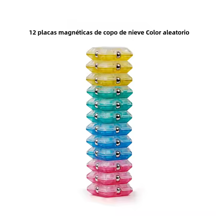 Juguete De Reducción De Presión En Forma De Bola Pentagonal DIY Multifuncional Con Bloques Colores Randomizado Juego De Construcción Para Niños - 1