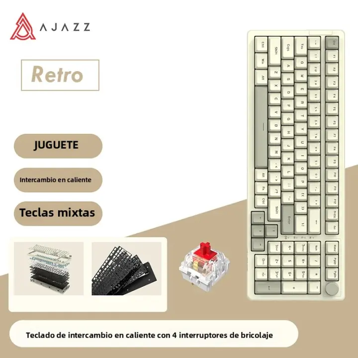 Teclado Mecánico Ajazz AK992 Con Iluminación RGB Para Gaming Y Oficina Compatible Con Computadora Y Laptop Teclado De Cable USB - 1