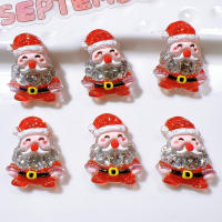 10Pcs Accesorios De Decoración Para Manualidades Y Joyería DIY Con Serie De Navidad Cartoon Resina Brillante Para Scrapbooking - details 3