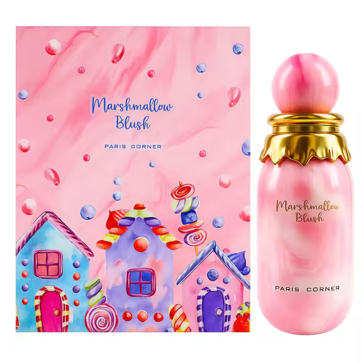Perfume Árabe Marshmallow Blush Paris Corner Eau de Parfum 100ml Mujer Original Dulce Frutal Floral - 1