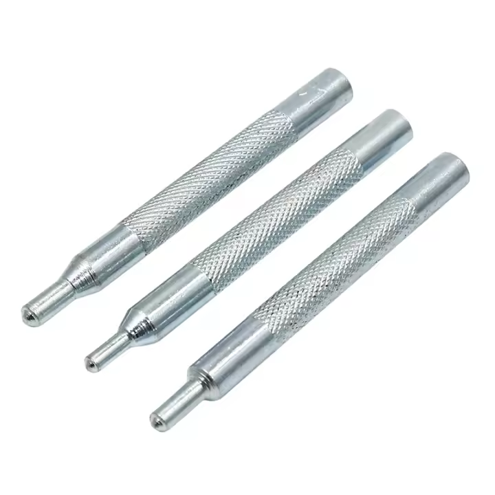 Kit De Herramientas Para La Instalación De Botones De Tachuelas De 11 Piezas Para Manualidades De Cuero Herramienta De Perforación Para DIY Accesorios De Material Unisex - 1