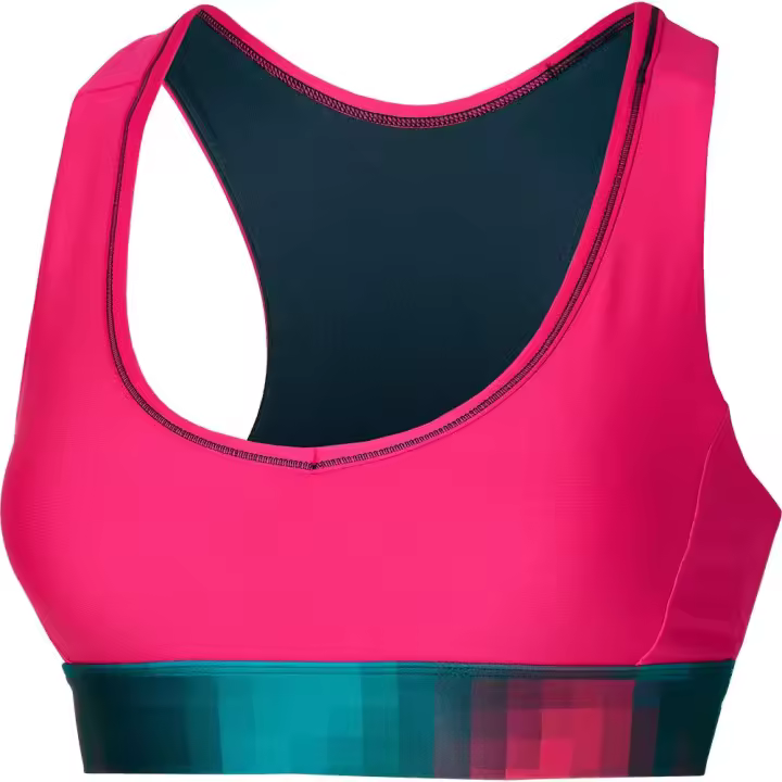 Ropa mujer Tops y sujetadores deportivos Mizuno Top Deportivo Frontier Rosa - 1