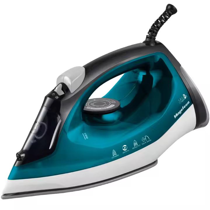 MAGEFESA SAIL Plancha de Vapor de Suela Cerámica de 2400W y Capacidad de 320 ml, Funciones Antical, Autolimpieza y Antigoteo - 1
