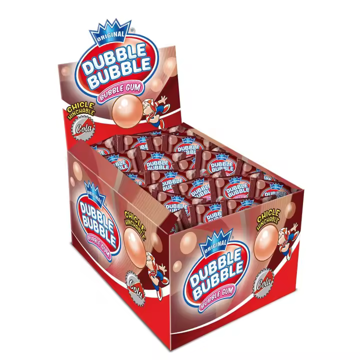 Estuche 150u Dubble Bubble Chicle con sabor a Cola - 1
