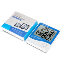 Medidor De Temperatura Y Humedad Digital HTC-1 HTC-1S Estación Meteorológica Con Reloj Para Interior Y Exterior Hygrometer - details 20