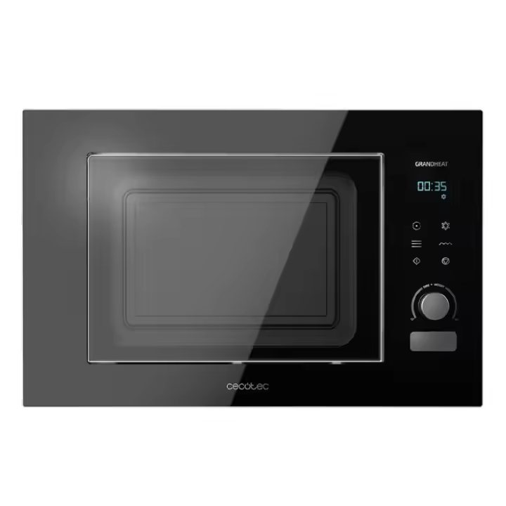 Cecotec Microondas encastrable con plato Grandheat 2090 Built-In Touch Black - 1