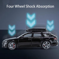 Coche De Juguete a Escala 1:32 RS6 De Aleación Con 6 Puertas Abiertas Y Absorción De Choque Para Niños Regalo Para Chicos Material Metálico Tamaño Aproximado 15.5*6.7*6CM - details 6