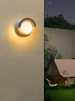 Lámpara De Pared Moderna Y Sencilla LED Para Exterior Impermeable IP65 Decorativa Para Jardín Puerta De Villa Balcón Luz De Pasillo Auto Contenida Sin Bombillas Incluidas - details 3