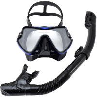 Máscara De Buceo Y Snorkel Profesional Con Vidrio Templado Kit De Snorkel Para Natación Y Entrenamiento Para Adultos Y Jóvenes - details 8