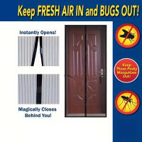 Cortina De Puerta Suave Magnética Sin Necesidad De Tiras Magnéticas Mosquitero Para Verano Con Bordado Encriptado Instalación Exterior Tipo De Ventana Plana - details 6