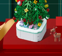 Árbol De Navidad DIY Mini En Bloques Constructibles Juguete Para Niños Decoración De Escritorio Regalo De Navidad Para Niñas Y Niños - details 2