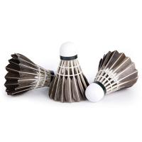 Pelota De Badminton Profesional Hecha De Pluma De Ganso Negra Para Entrenamiento Deporte Material De Cabeza Poliéster Esponjado - details 10