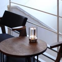 Lámpara De Mesa Sin Cable Estilo Industrial Nórdico LED Creativa Para Ambiente De Restaurante Camping Táctil Nocturna Dimmer Switch Negro - details 2