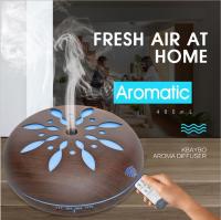 Diffusor De Aromaterapia Con Control Remoto Y Luz LED Cambiante De 7 Colores Máquina De Ultrasonidos Humidificador De Misting Frío Para Aceites Esenciales - details 0