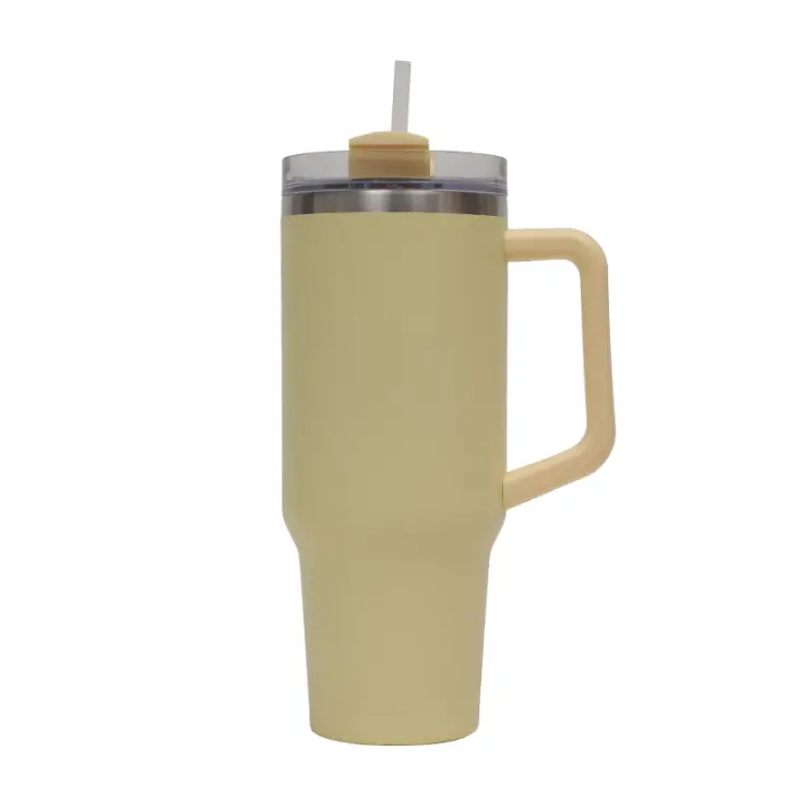 Venta Caliente 304 de Maple inoxidable with ASA Ice King Taza de coche juego de Tres piezas Taza Térmica Deportiva al aire libre de gran capacidad - 1