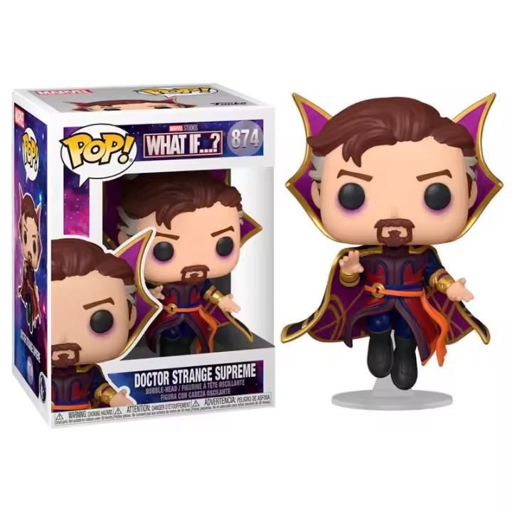 Figura Pop Marvel What If Doctor Strange Supreme-Figura de Vinilo Coleccionable - Idea de Regalo- Mercancia Oficial - Juguetes para Niños y Adultos - Movies Fans - Muñeco para Coleccionistas y Exposición - 1