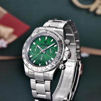 Reloj De Pulsera De Cuarzo Para Hombre PAGANI DESIGN Con Bisel De Acero Inoxidable Cristal De Zafiro Resistente Al Agua VK63 Reloj Hombre - details 7