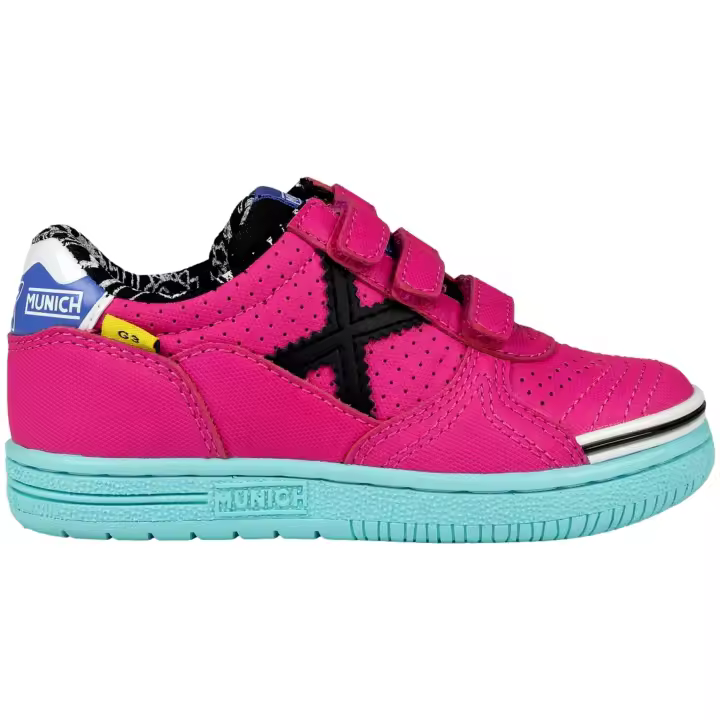 Bota Fútbol marca Munich modelo 1514427 para junior en color rosa - 1