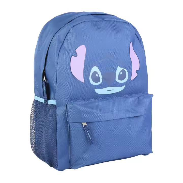 Mochila Escolar de Stitch Idónea para Adolescentes con 2 Compartimentos, Espalda Ergonómica y Asas Ajustables Acolchadas - 1