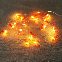 Guirnalda De Navidad LED 20Leds 2M Luz De Hadas Para Jardín Fiesta Árbol De Navidad Sala De Estar Decoración De Año Nuevo Control Remoto No Incluido - details 4