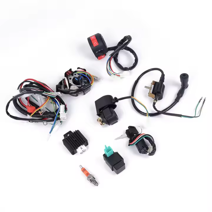 8pcs Conjunto Completo De Enredaderas Eléctricas CDI STATOR 6 Bobina Para Motocicleta ATV Buggy Go Kart Para Quad Bikes 50CC-125CC - 1