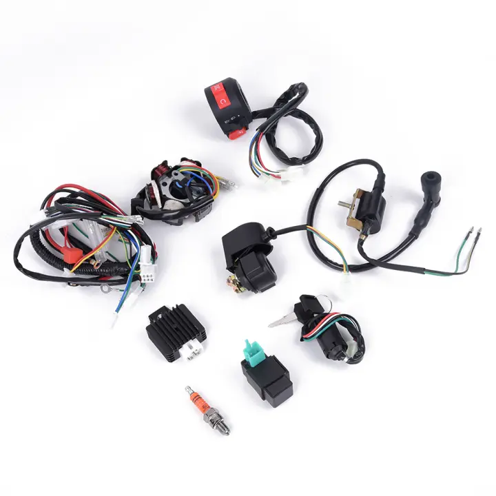 8pcs Conjunto Completo De Enredaderas Eléctricas CDI STATOR 6 Bobina Para Motocicleta ATV Buggy Go Kart Para Quad Bikes 50CC-125CC - 1