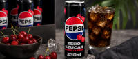 PEPSI zero Cherry Refresco de cola con cero azúcar y cero calorías, pack de 24 latas de 330 ml, 7.92 litros en total (Con o sin Regalo) - details 1