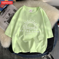 Camiseta De Algodón De Alta Calidad Para Hombre Con Diseño Gráfico De 'Ser La Luz' Matthew 5:14 Estilo Casual Veraniego Manga Corta Cuello Redondo - details 27