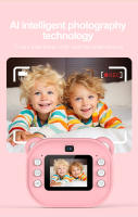 Cámara Infantil Con Impresión Inalámbrica Bluetooth Toy Para Educar a Los Niños Cámara De Fotos Y Notas Sin Tinta Regalo Para Estudio Educativo - details 4