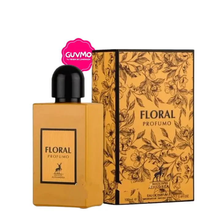 Maison Alhambra Floral Profumo Eau de Parfum 100 ml – Perfume Floral para Mujer con Notas de Jazmín, Nardo e Ylang-Ylang - 1