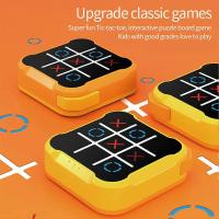 3 in 1 Tic-Tac Toe Battling Game Children's Family Chessboard Game Improving Memory Kids Present - details 2